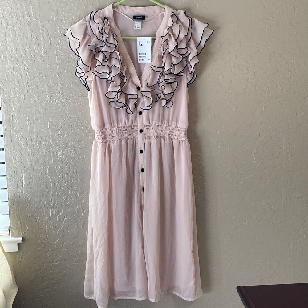 H&M blush dress